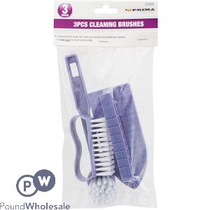 PRIMA ASSORTED CLEANING BRUSHES 3PC