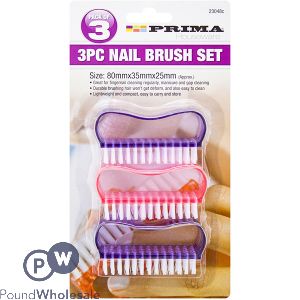 Prima Nail Brush Set 3pc