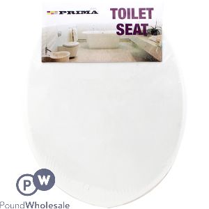 PRIMA WHITE PP TOILET SEAT