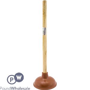 Prima Wooden Handle Sink Plunger