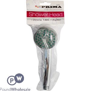 PRIMA CHROME 1 FUNCTION SHOWER HEAD 