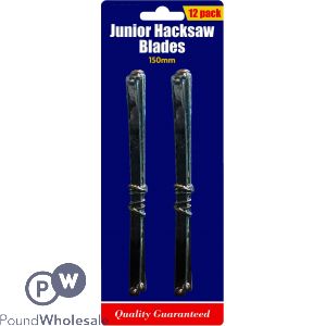 Junior Hacksaw Replacement Blades 6" 12 Pack