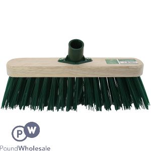 Marksman Stiff Green PVC Broom Head 12"