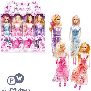 Amelie Beauty Dress Fashion Doll Cdu Assorted