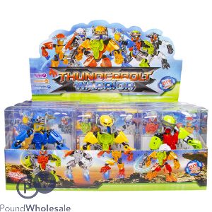 Thunderbolt Warrior Action Figure Cdu Assorted