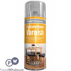 Paint Factory Polyurethane Varnish Clear Gloss 400ml