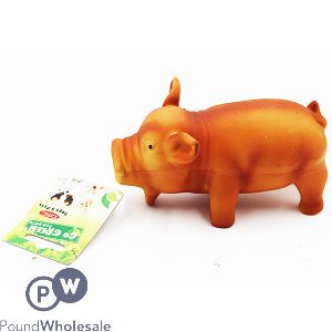 Squeaky Small Pig Pet Toy