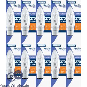 Status 28w=40w Halogen Candle Bulb Bc