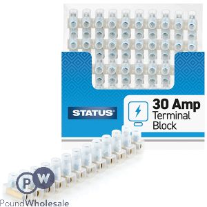 Status 30Amp 12 Strip Terminal Block CDU