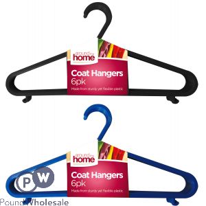 AROUND THE HOME COAT HANGERS 6PK