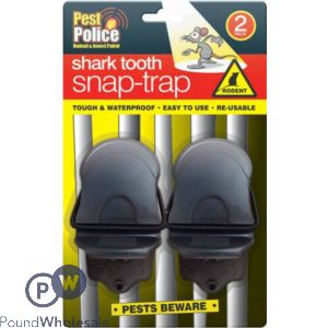 Pest Police Shark Tooth Snap-trap