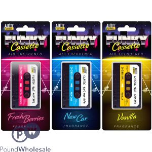 AUTO EXTRAS FUNKY CASSETTE AIR FRESHENERS