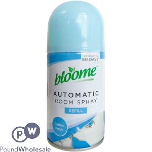 BLOOME AUTOMATIC ROOM SPRAY REFILL COTTON FRESH