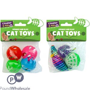 COOPER &amp; PALS POUNCE &amp; PLAY CAT TOYS