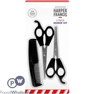 THREE PIECE BARBER SET