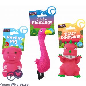 Cooper &amp; Pals Vinyl Squeaky Dog Toys Assorted