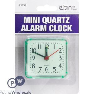 Elpine Mini Quartz Alarm Clock