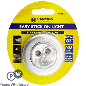 Marksman Easy Stick On Push-Light