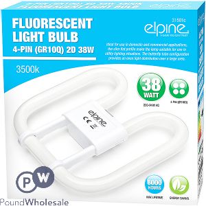 Elpine 4-pin 2d 38w Fluorescent Light Bulb
