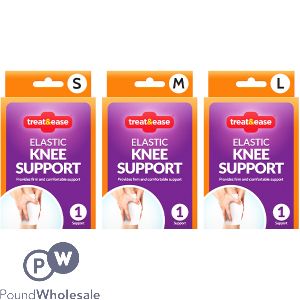 Treat & Ease Elastic Knee Support Assorted Sizes