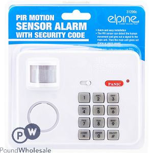 Elpine Pir Motion Sensor With Security Code Alarm System