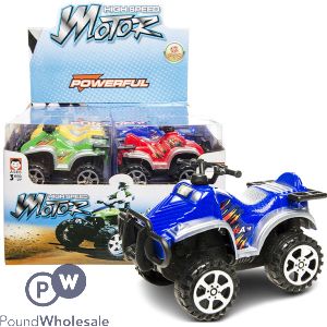 High Speed Motor Quad Bike Toys Cdu Assorted