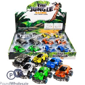 Jungle Pull Back Racing Cars Cdu Assorted