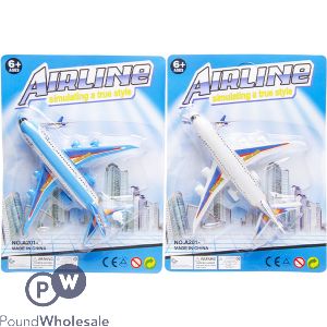 Airline Airplane Toy Assorted Colours