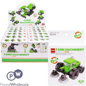 Build Your Own Farm Tractors Building Blocks Cdu Assorted