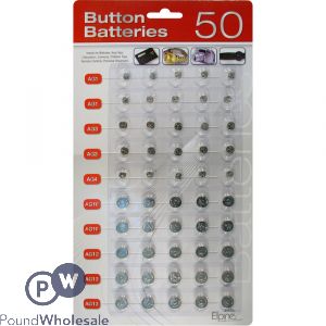 1.5v Button Cell Battery 50pc