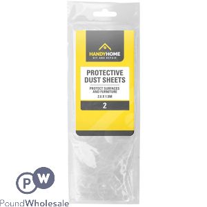 Handy Home Protective Dust Sheets 2.6 X 1.5m 2 Pack
