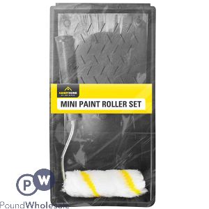 HANDY HOMES MINI PAINT ROLLER SET 3 PACK