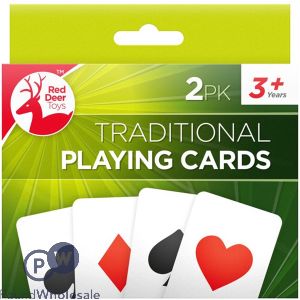 Red Deer Toys Traditional Playing Cards 2 Pack