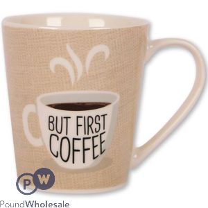 But First Coffee Beige Mug 10oz Assorted