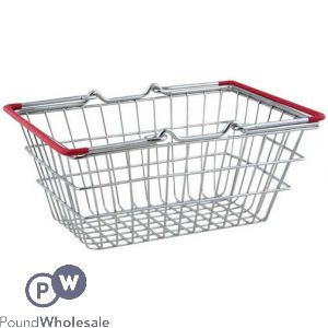 Chrome Mini Shopping Basket