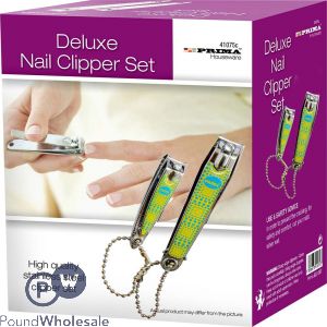 Prima Deluxe Nail Clipper Set 2 Pc