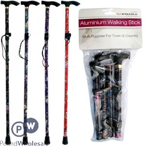 Prima Aluminium Walking Sticks Assorted Designs