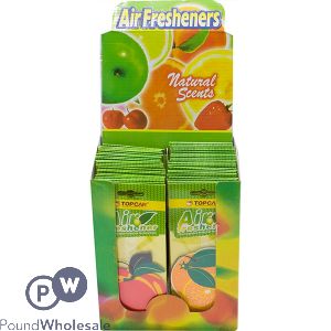 CAR AIR FRESHENERS FRUIT ASSORTED CDU