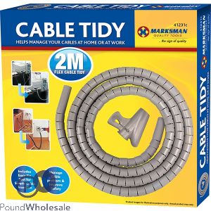 MARKSMAN FLEXI CABLE TIDY 2M