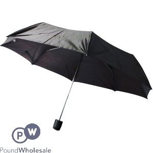 3-fold Super Mini Umbrella Black Cdu