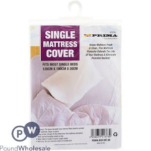 Prima Single Mattress Cover 120cm X 190cm X 20cm