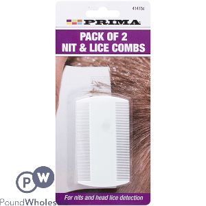 PRIMA 2-IN-1 NIT &amp; LICE COMBS