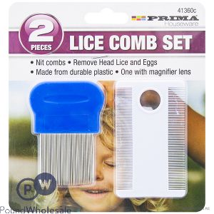 PRIMA HEAD LICE COMB SET 2PC