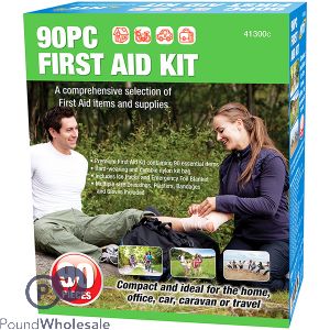 Emergency Medical First Aid Kit 90pc