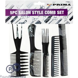 Prima Salon Style Comb Set 5pc