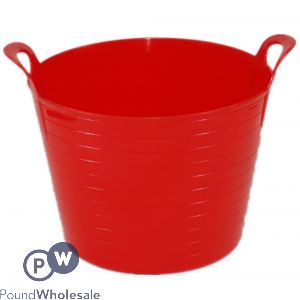 FLEXIBLE TUB RED 45L