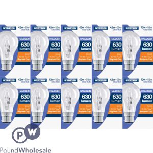 Status 42w=60w Halogen Gls Bulb Bc