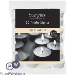 Starlytes Fig & Vanilla Nightlights 20 Pack 