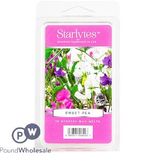 Starlytes Sweet Pea 12 Scented Wax Melts