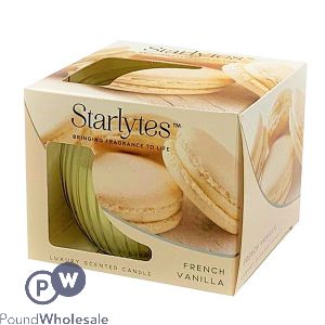 Starlytes French Vanilla Luxury Scented Candle 85g